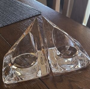 Iceberg pyramid candle holders Nyberg Scandinavian designer Tord Kjellstrom